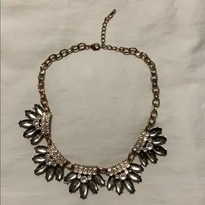Gold and silver necklace